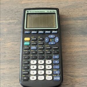 Texas Instruments TI-83 Plus Black Graphing Calculator
